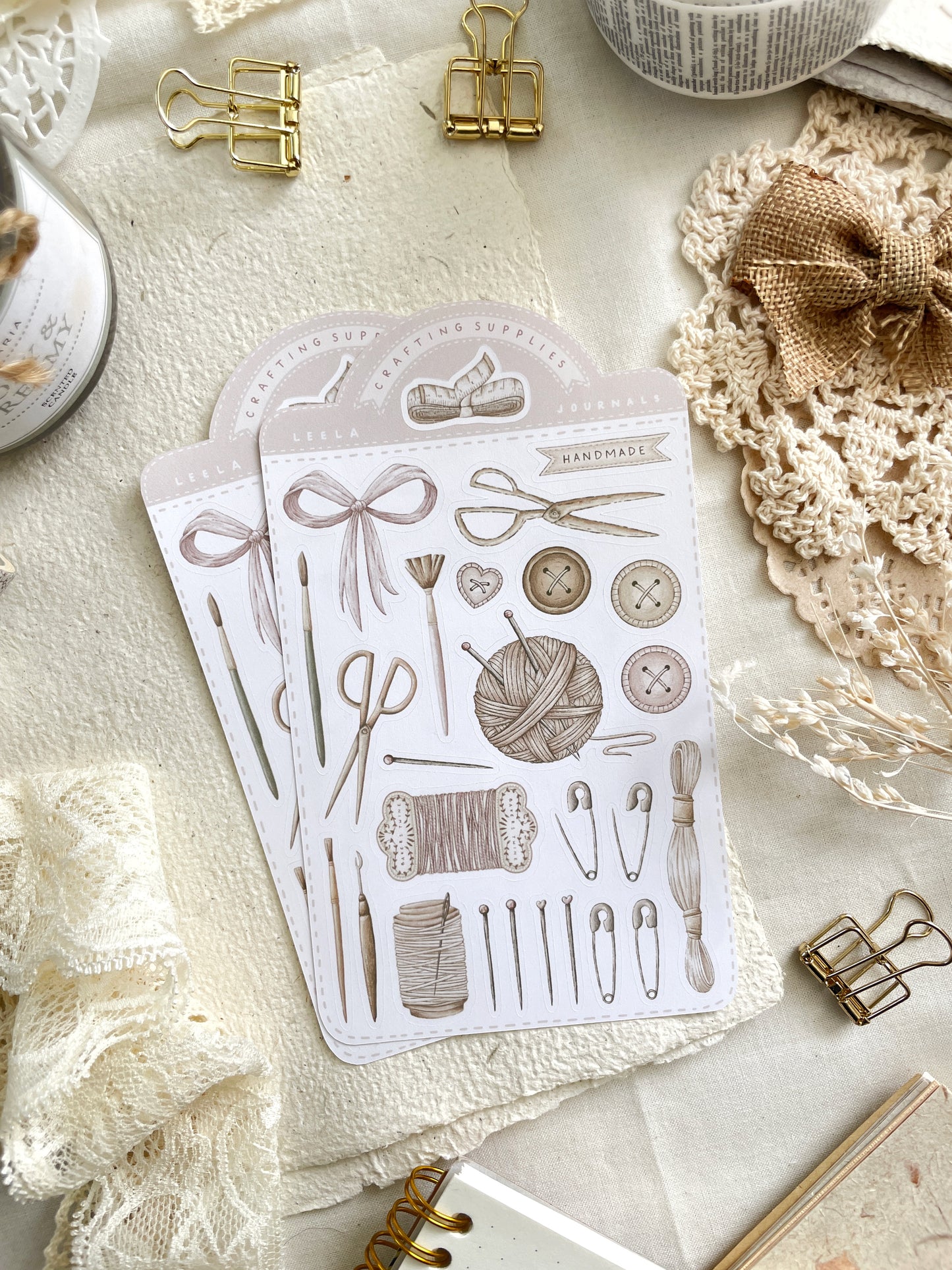 craft supplies sticker sheet