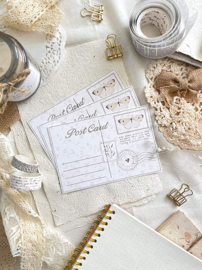 butterfly postcard 4x6