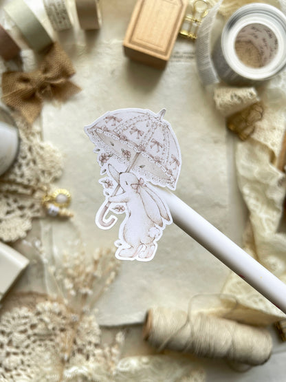 bunny love (mini or large) sticker sheet