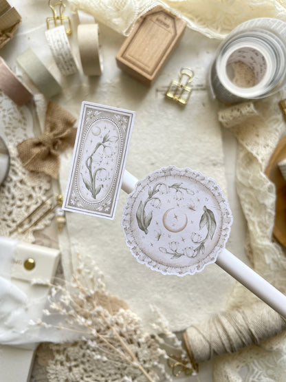 lily of the valley & frames 1 sticker sheet - 2pc set