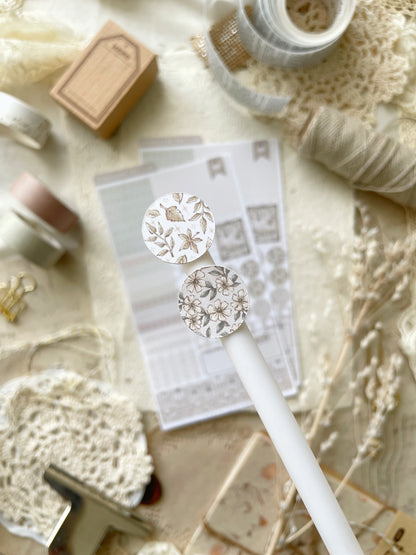 fall journaling kit sticker sheet - 1pc