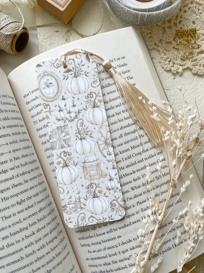 fall pumpkin bookmark