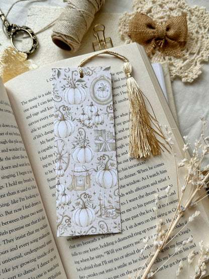 fall pumpkin bookmark