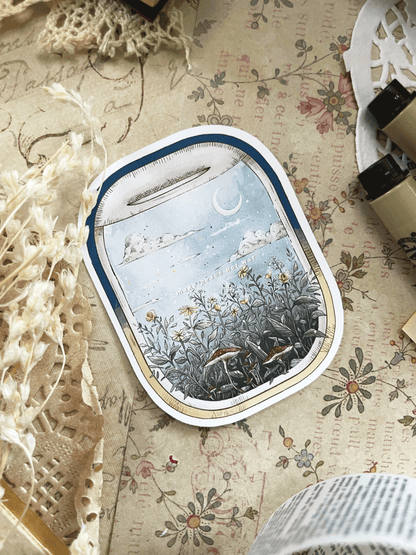 support ukraine sticker flake 2x2.5