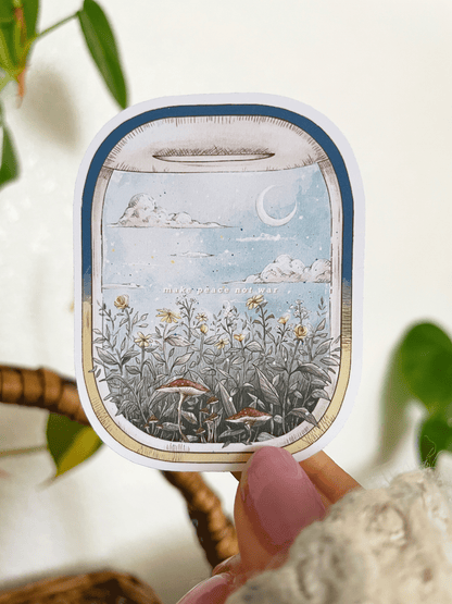 support ukraine sticker flake 2x2.5