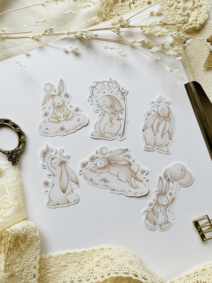 bunny sticker flake bundle