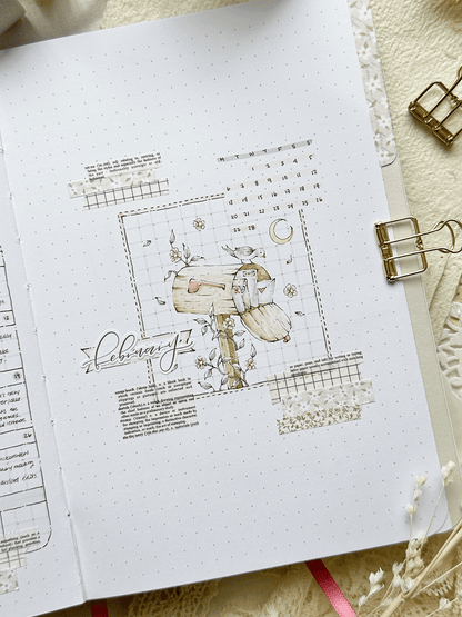 monthly & weekly headers 1 sticker sheet - 3pc set