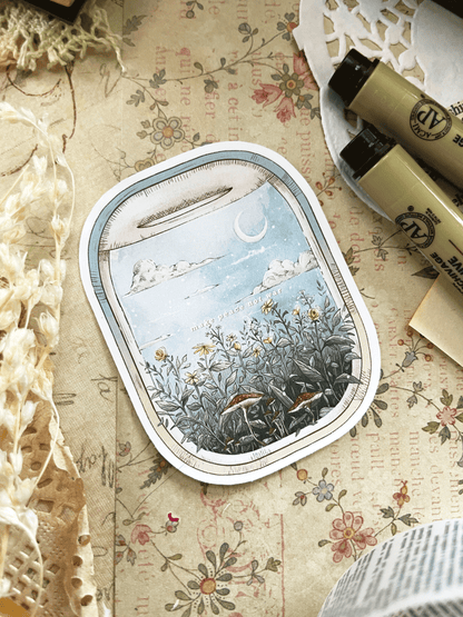 support ukraine sticker flake 2x2.5