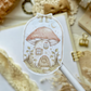 mushroom night & day sticker flake 2x2.75