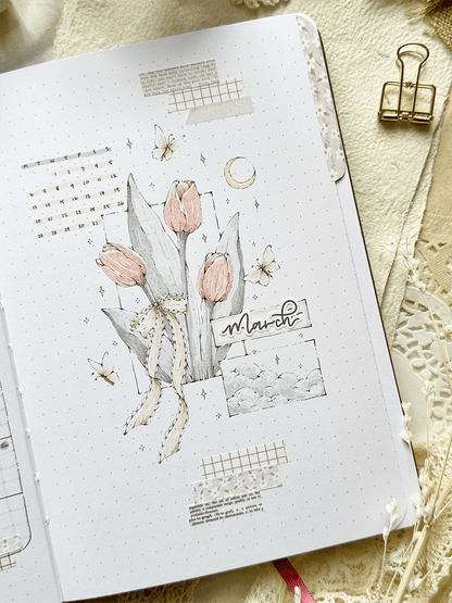 monthly & weekly headers 1 sticker sheet - 3pc set